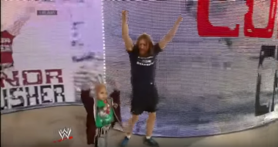 Connor The Crusher, A Boy With Cancer Meets His WWE Hero