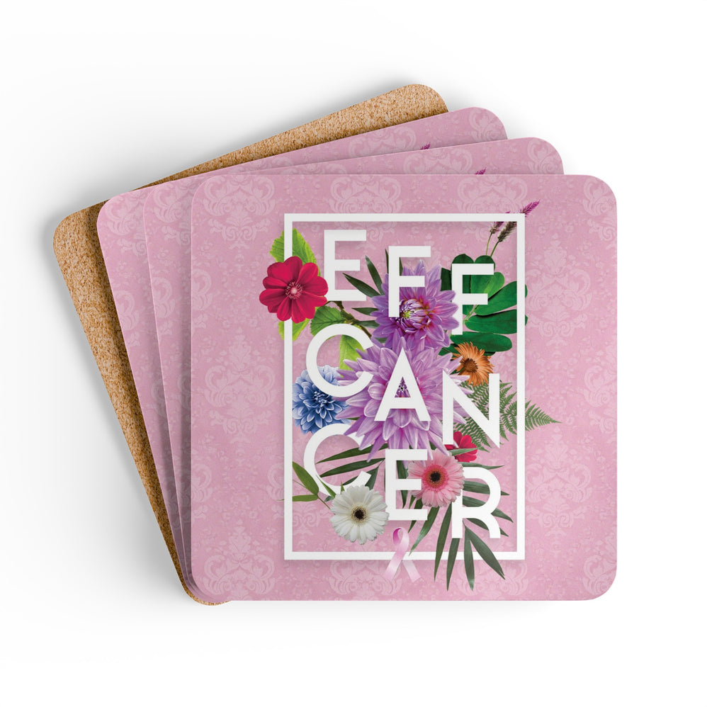 Floral Eff Coaster Set