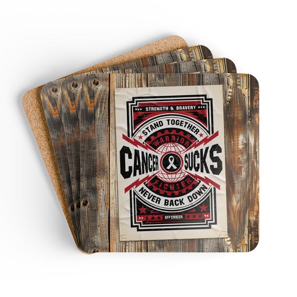 Cancer Sucks Coaster Set