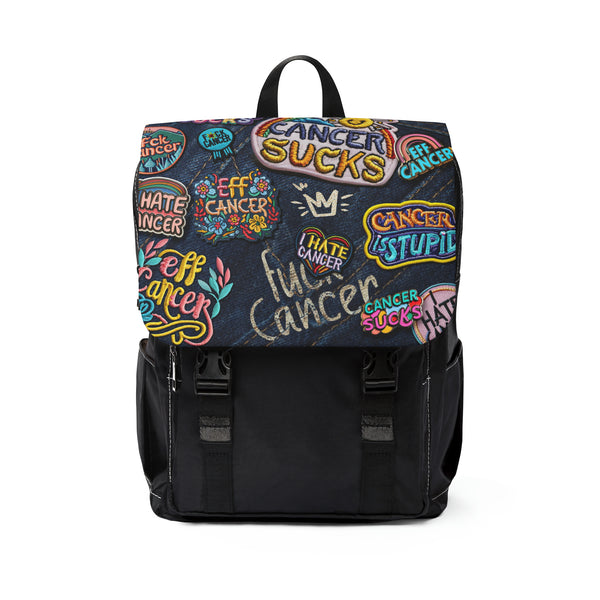 Patchy Front Flap Backpack