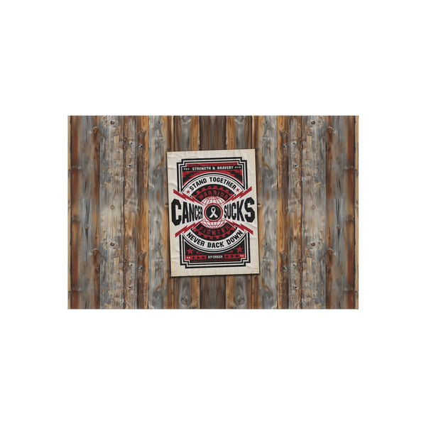 Cancer Sucks Street Outdoor Rug
