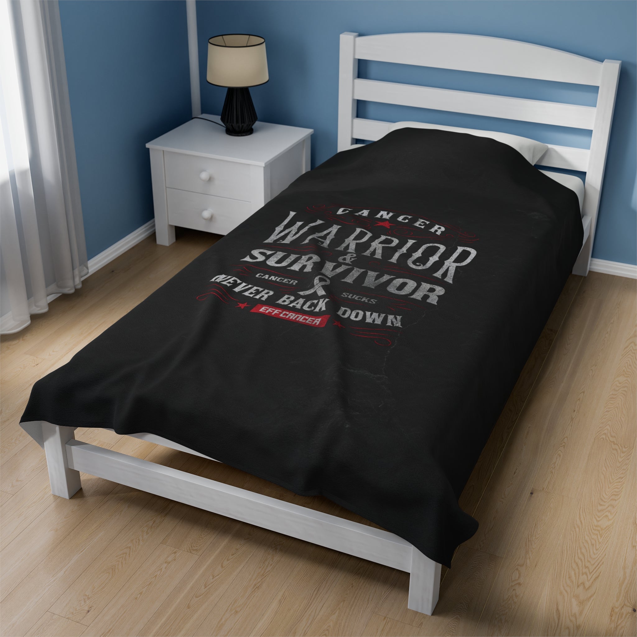 Vintage Warrior Plush Blanket