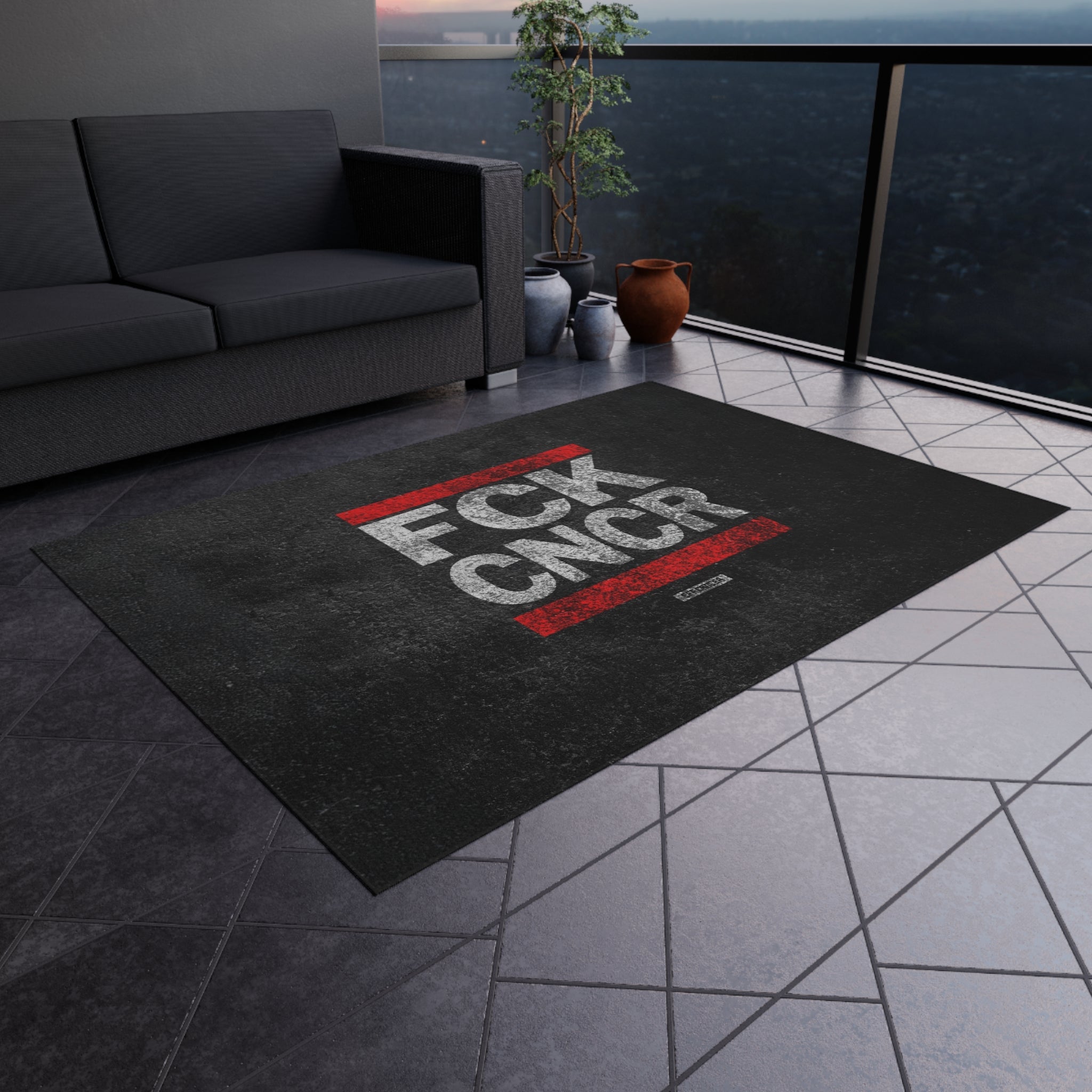 FCK CNCR Outdoor Rug