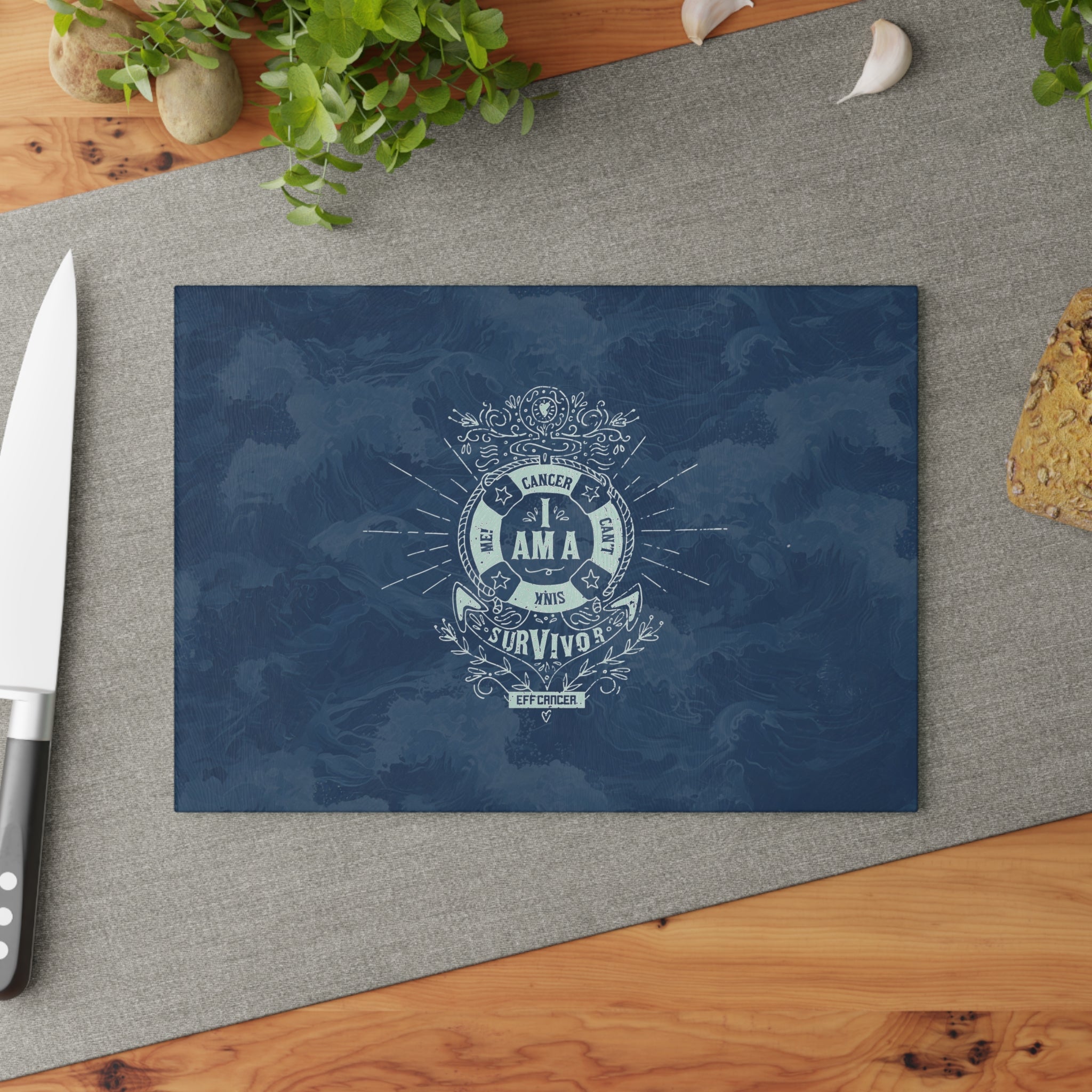Never Sink Glass Cutting Board