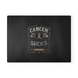 Vintage Sucks Glass Cutting Board