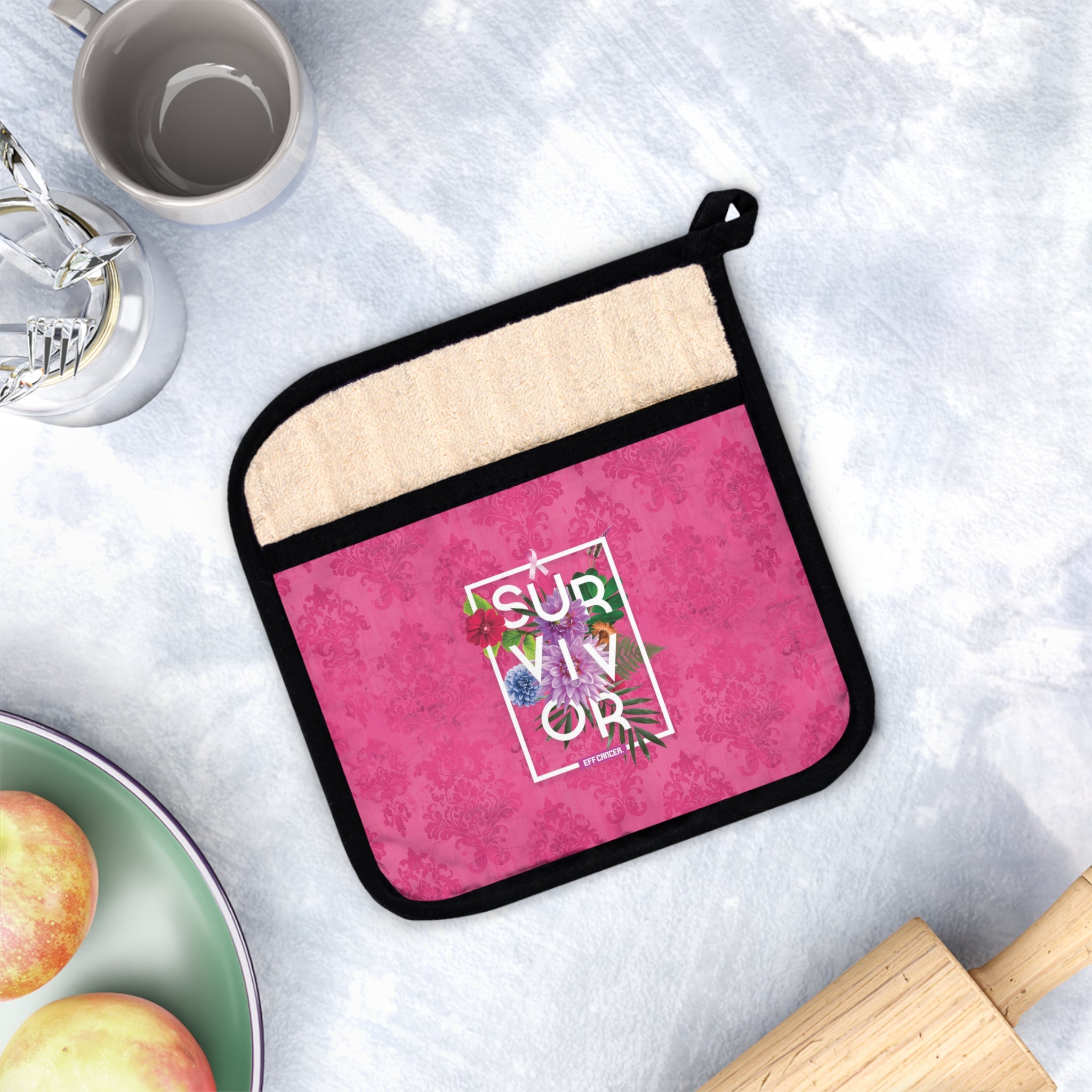 Floral Survival Pot Holder