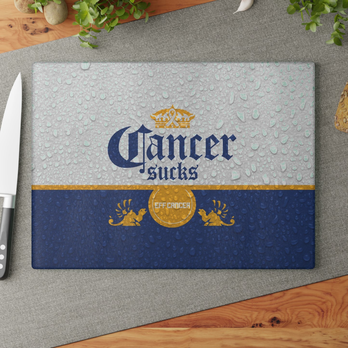 Cerveza Glass Cutting Board