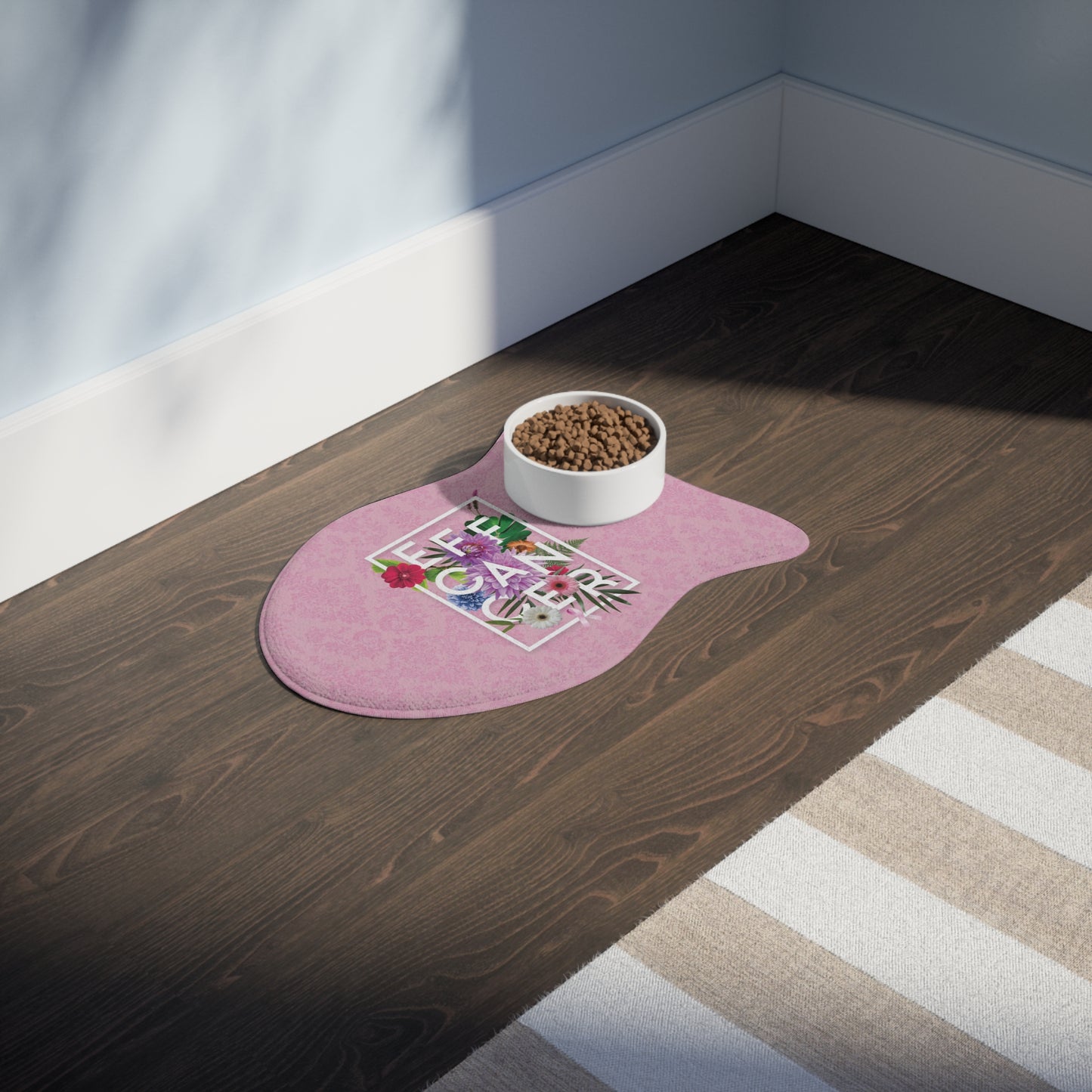 Floral Eff Feeding Mat