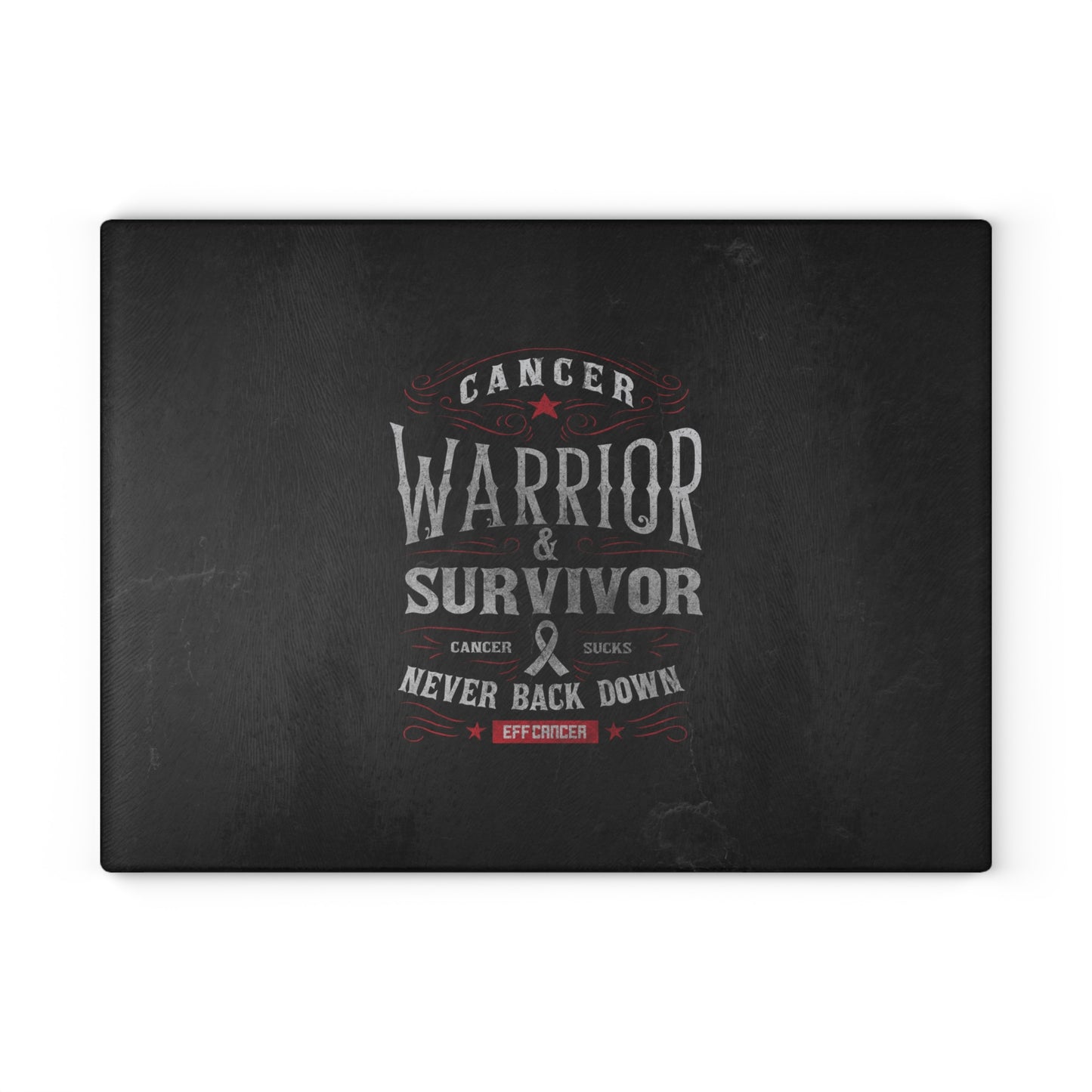 Vintage Warrior Glass Cutting Board