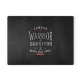 Vintage Warrior Glass Cutting Board