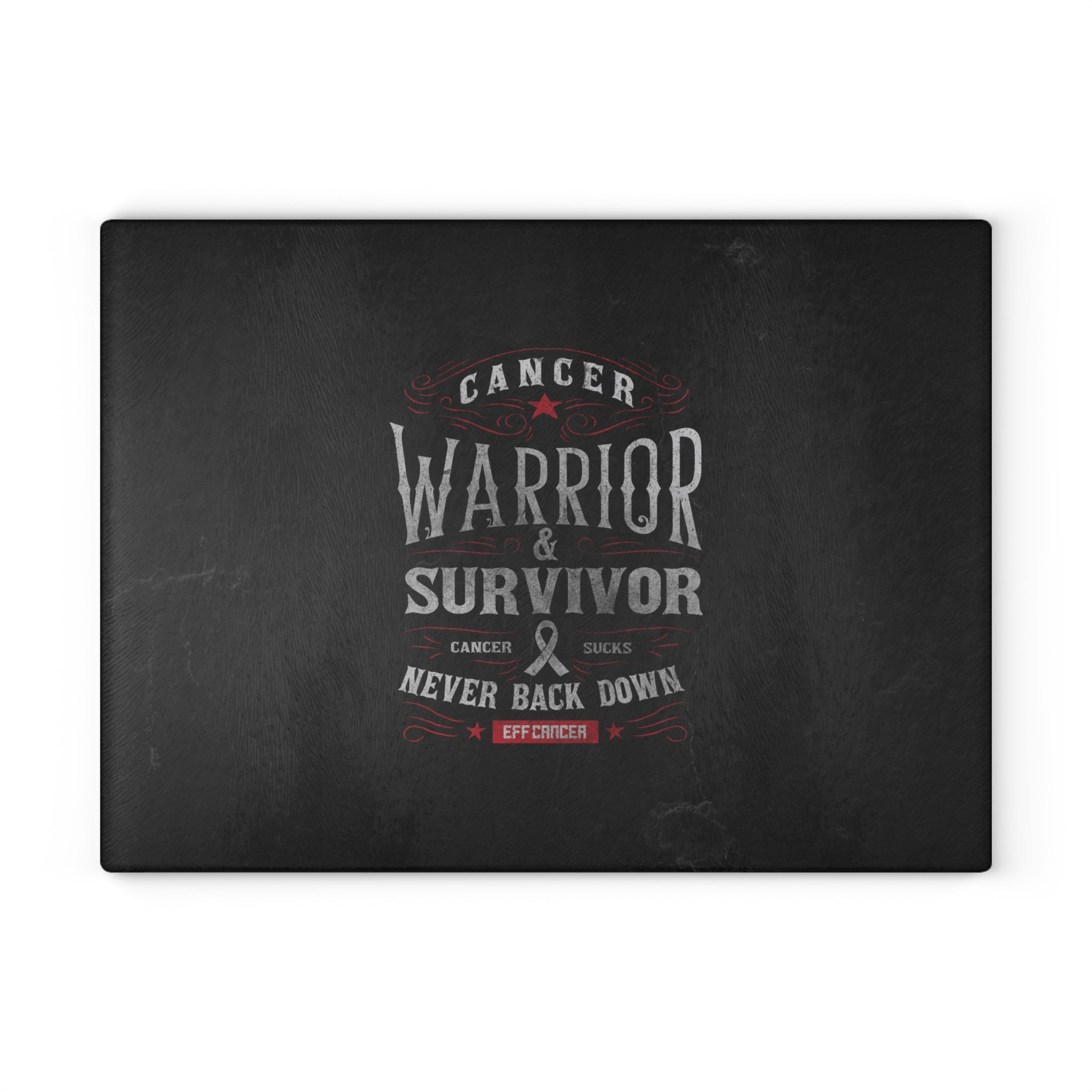 Vintage Warrior Glass Cutting Board
