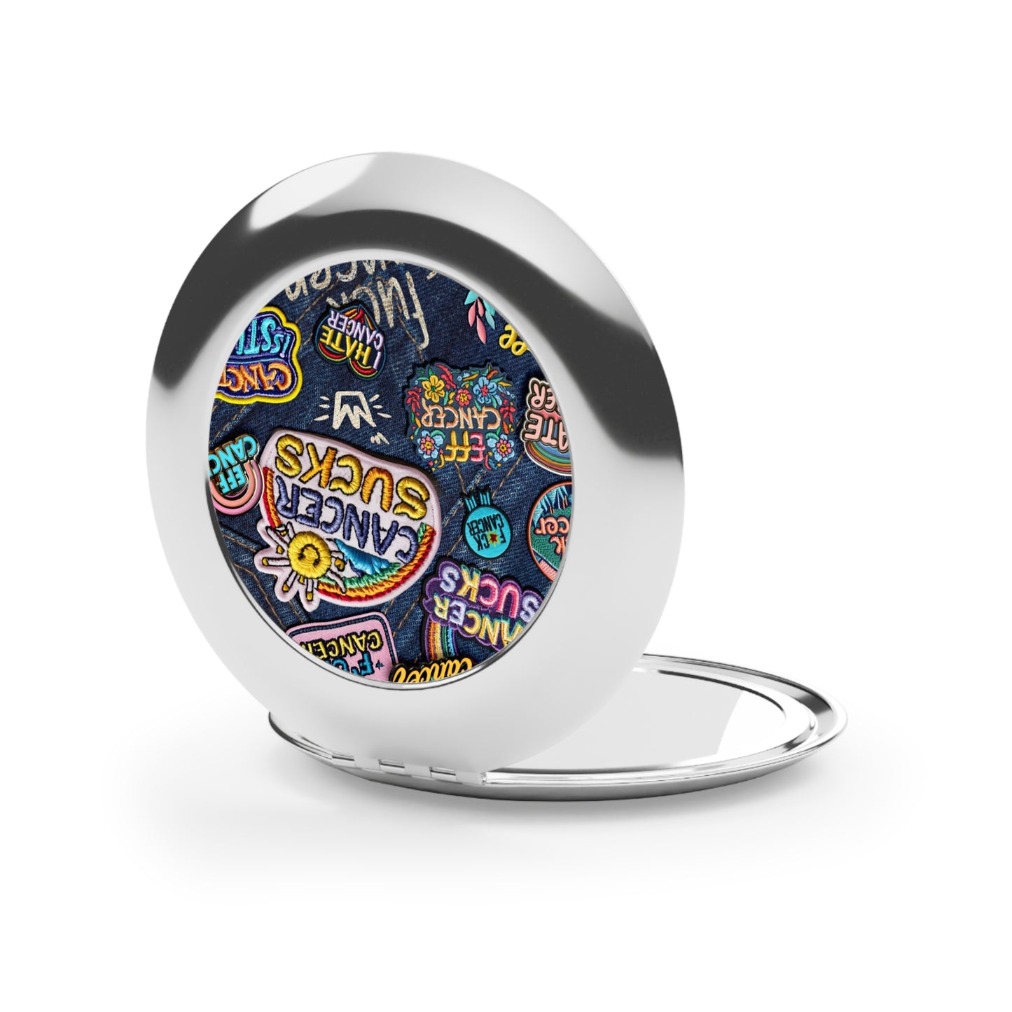 Patchy Travel Mirror