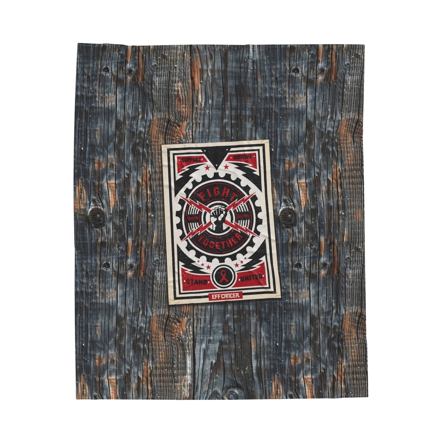 Fight Together Street Plush Blanket