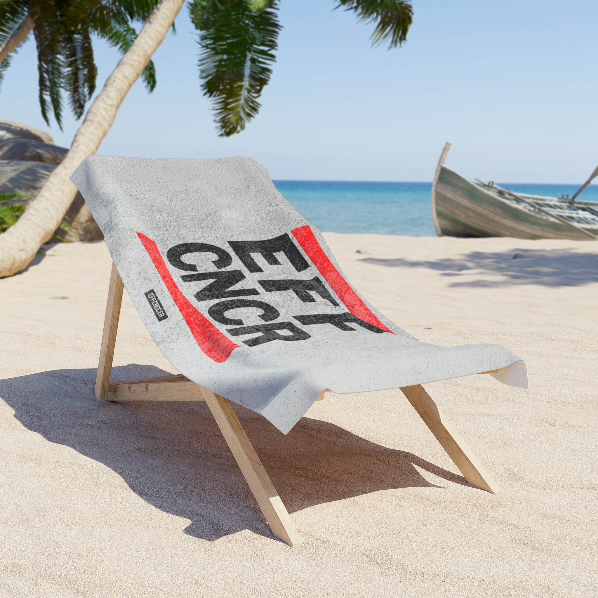 EFF CNCR Beach Towel