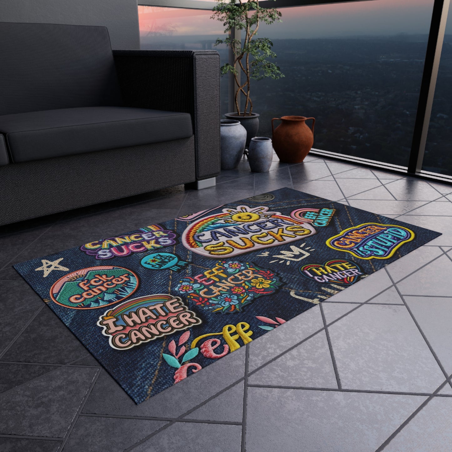 Patchy Outdoor Rug