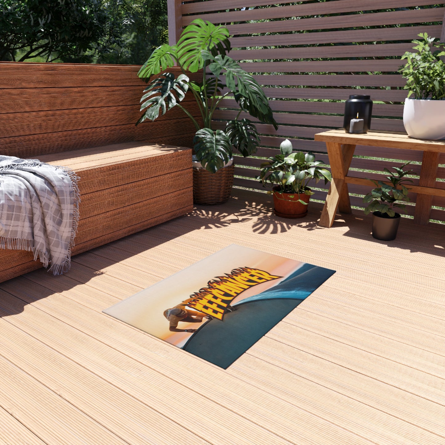 Thrashed Outdoor Rug