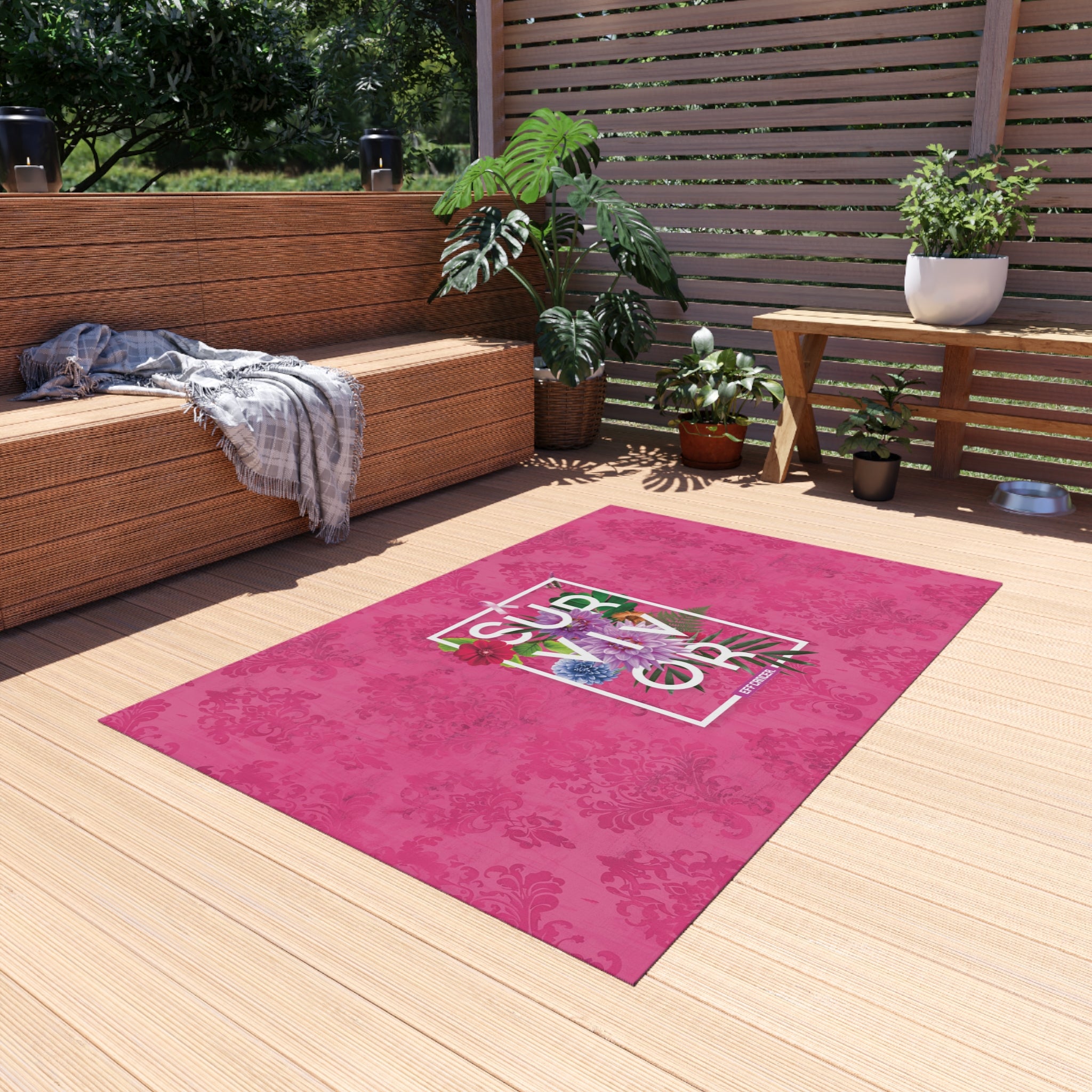 Floral Survival Outdoor Rug