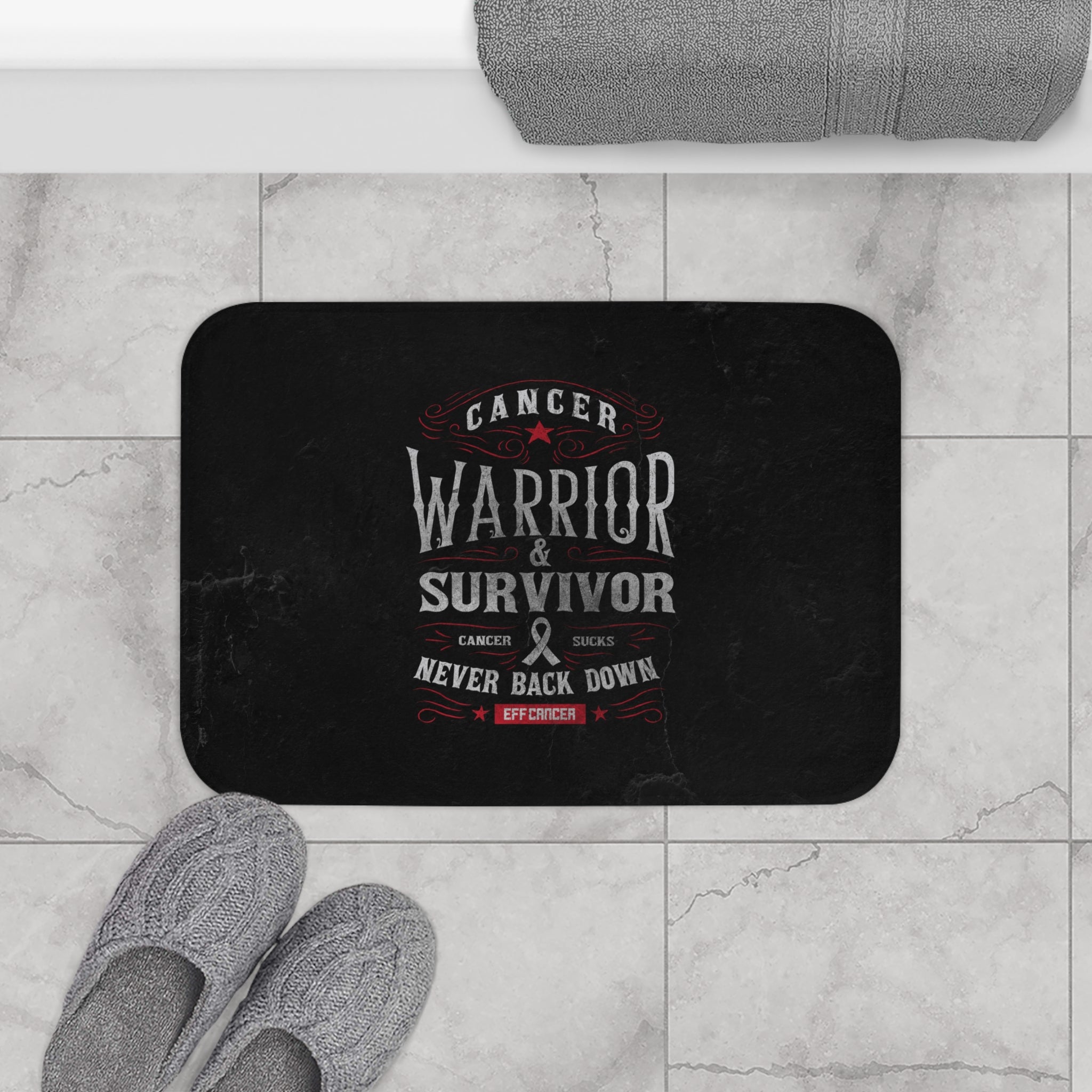 Vintage Warrior Bath Mat