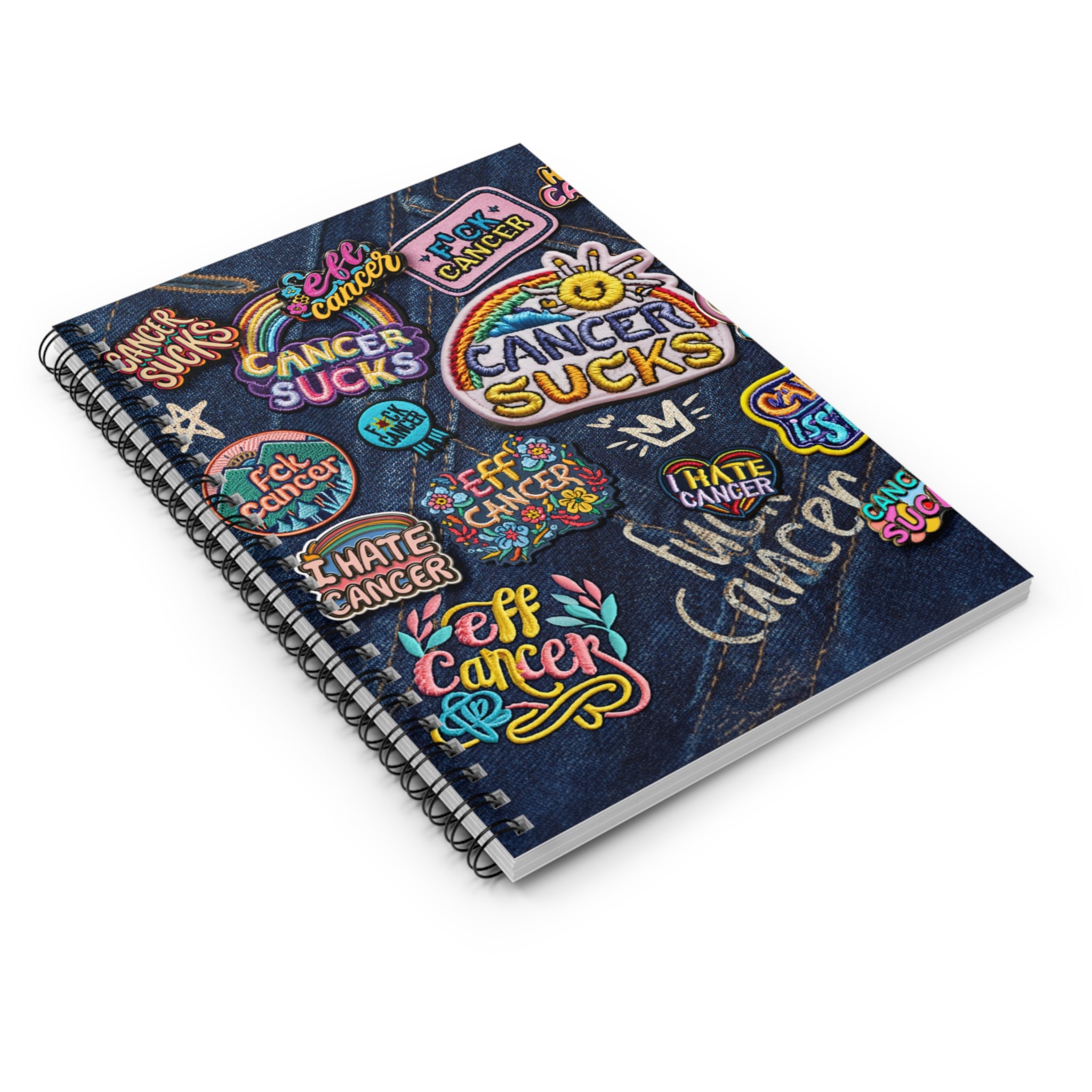 Patchy Spiral Notebook