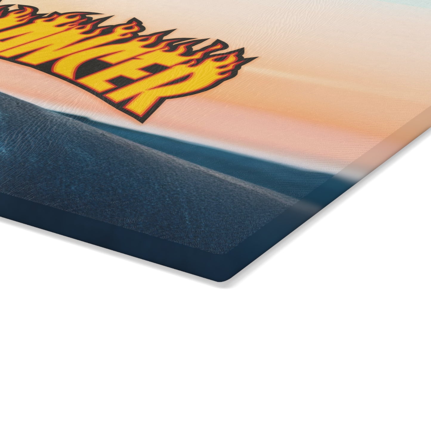 Thrashed Glass Cutting Board