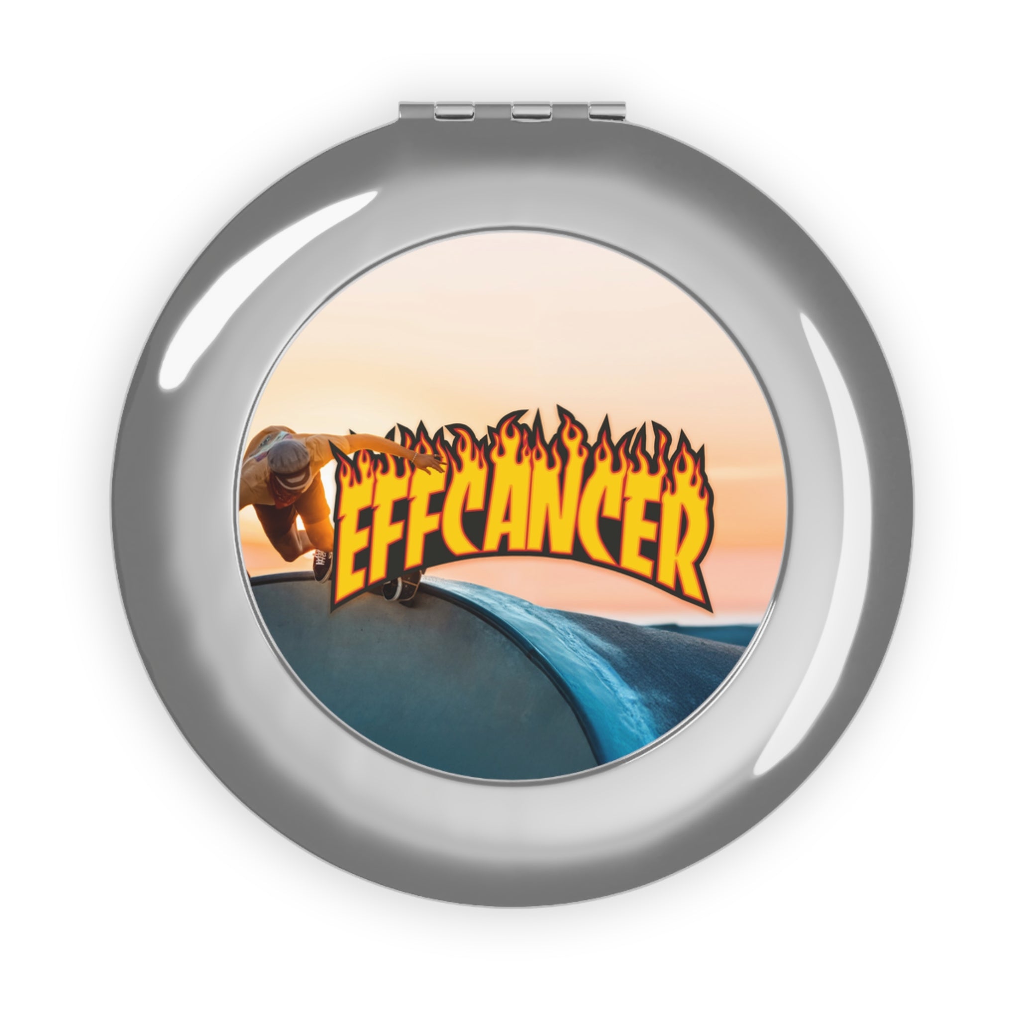 Thrashed Travel Mirror