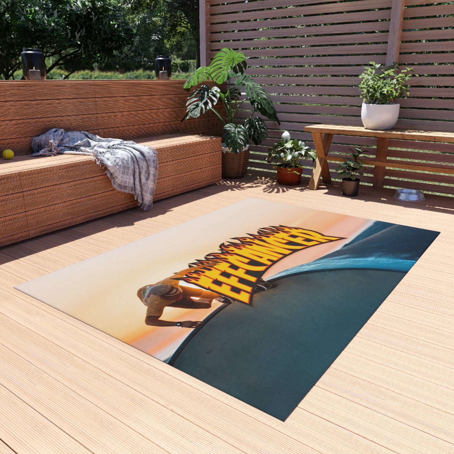 Thrashed Outdoor Rug