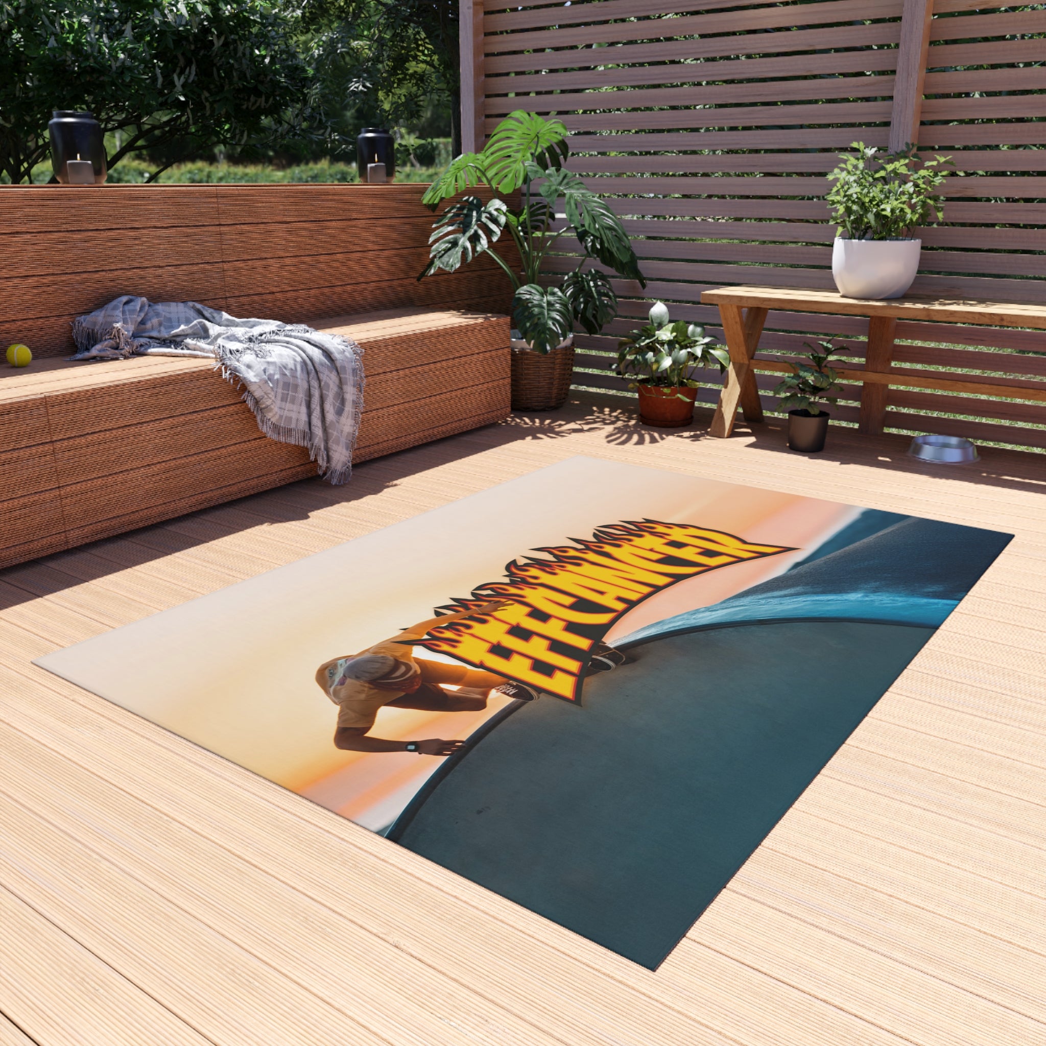 Thrashed Outdoor Rug