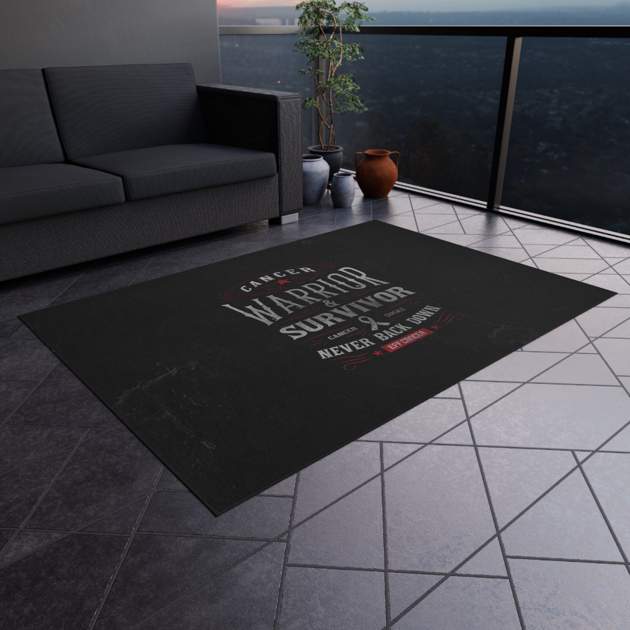 Vintage Warrior Outdoor Rug