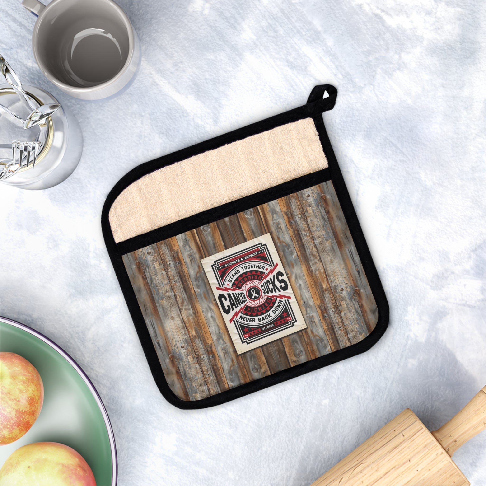 Cancer Sucks Street Pot Holder