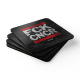 FCK CNCR Coaster Set