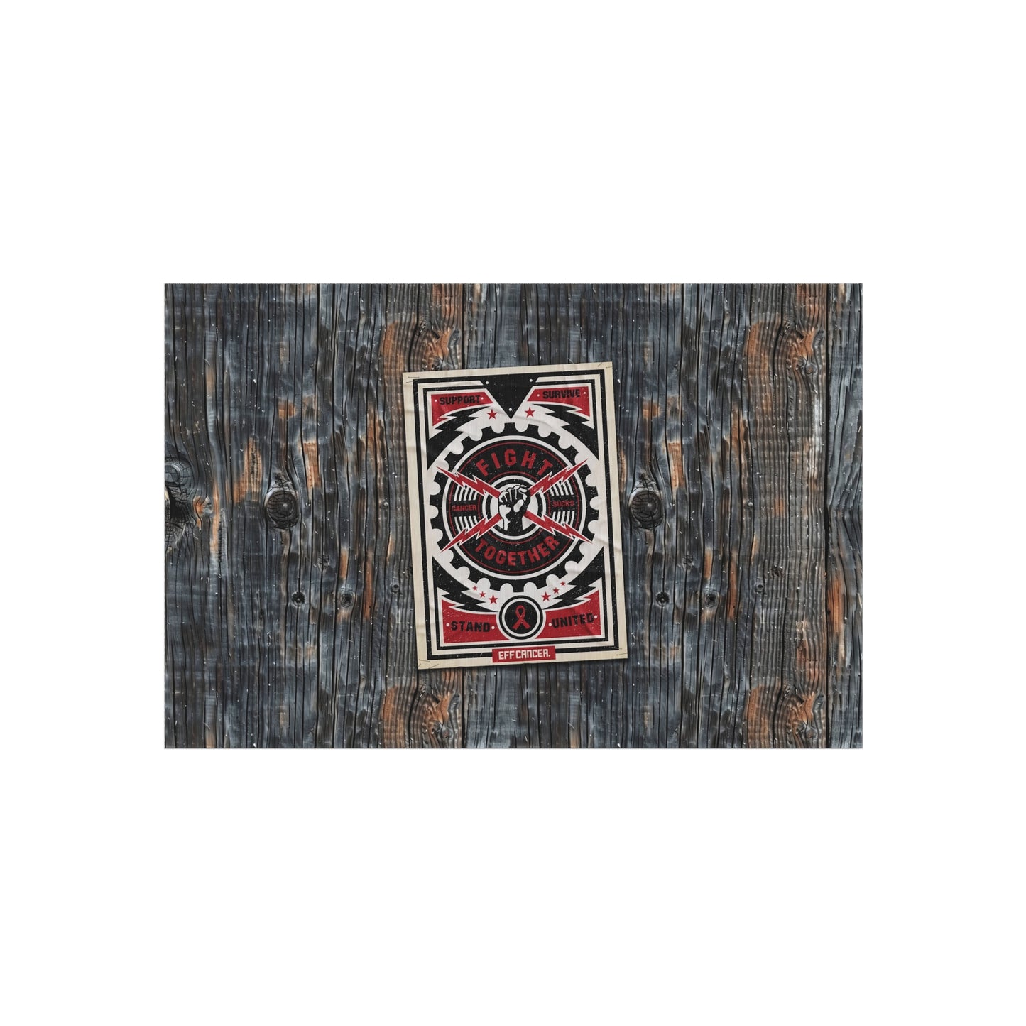 Fight Together Street Outdoor Rug