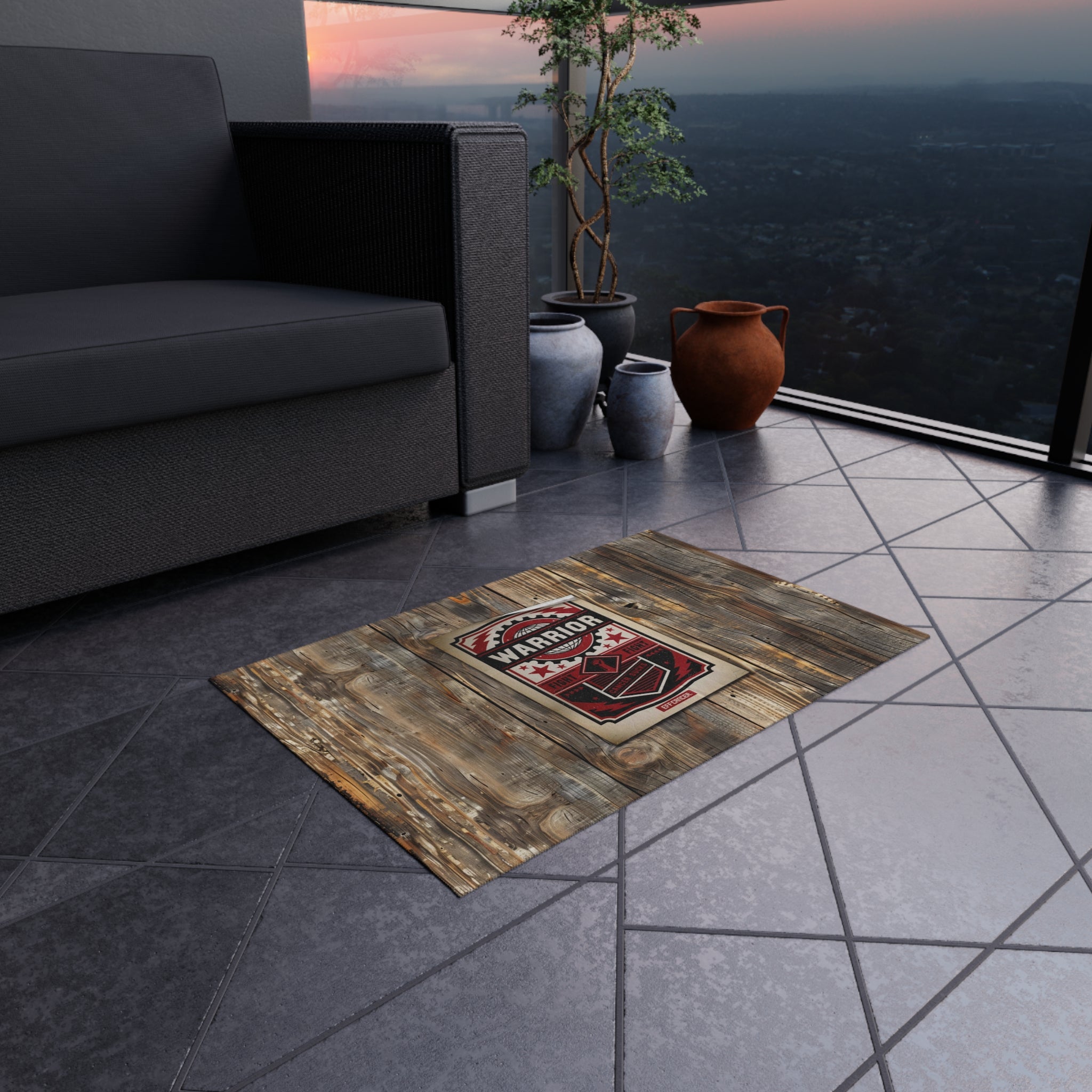 Warrior Street Outdoor Rug