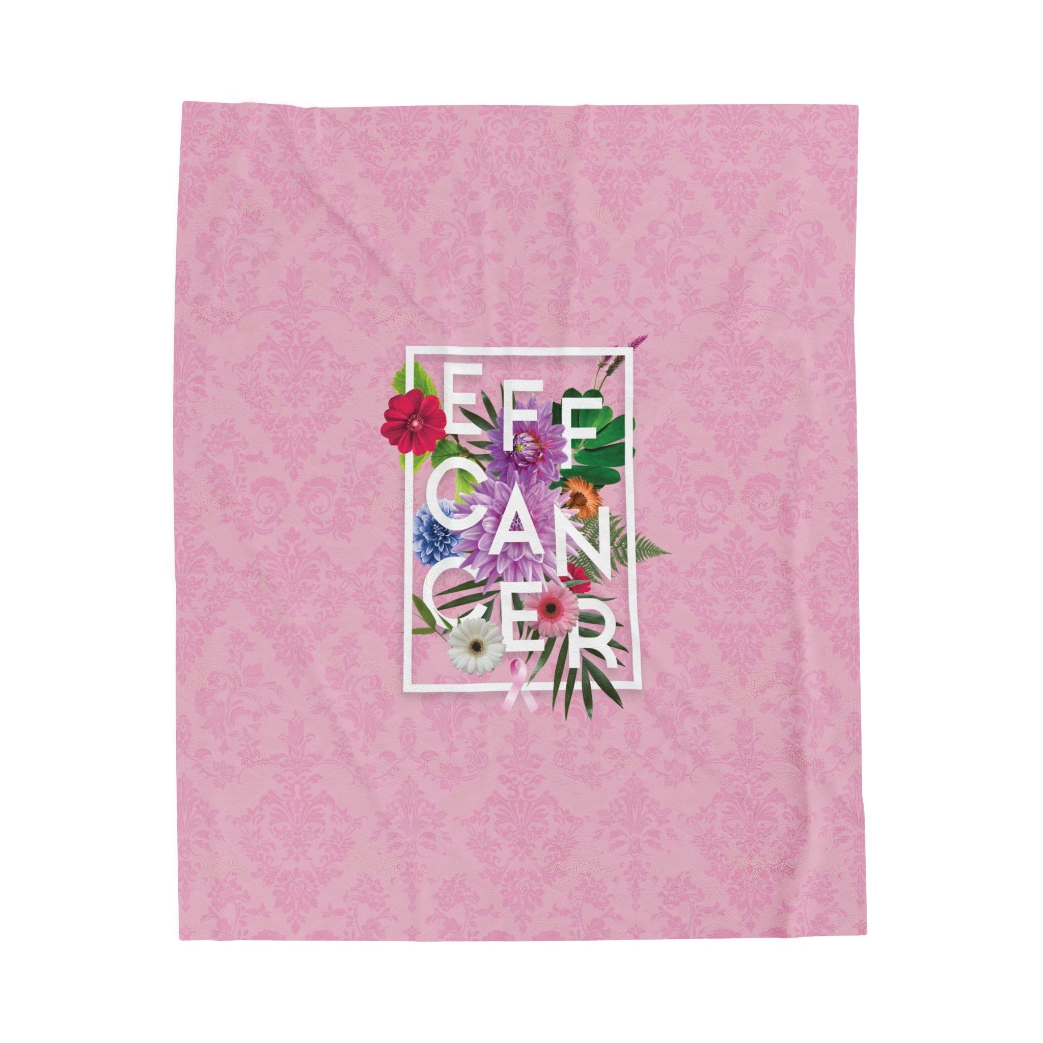 Floral Eff Plush Blanket