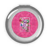 Floral Survival Travel Mirror