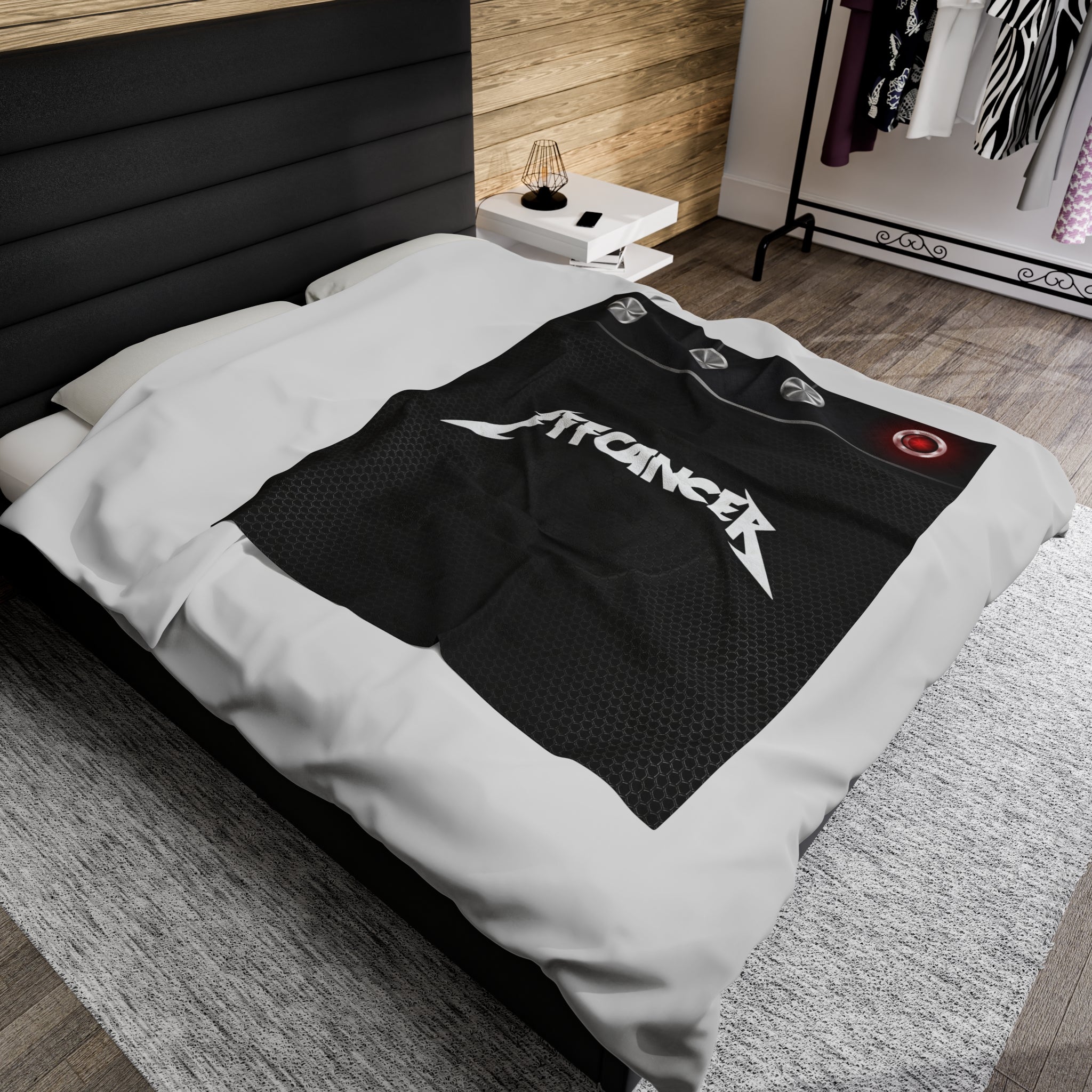 Metal Plush Blanket