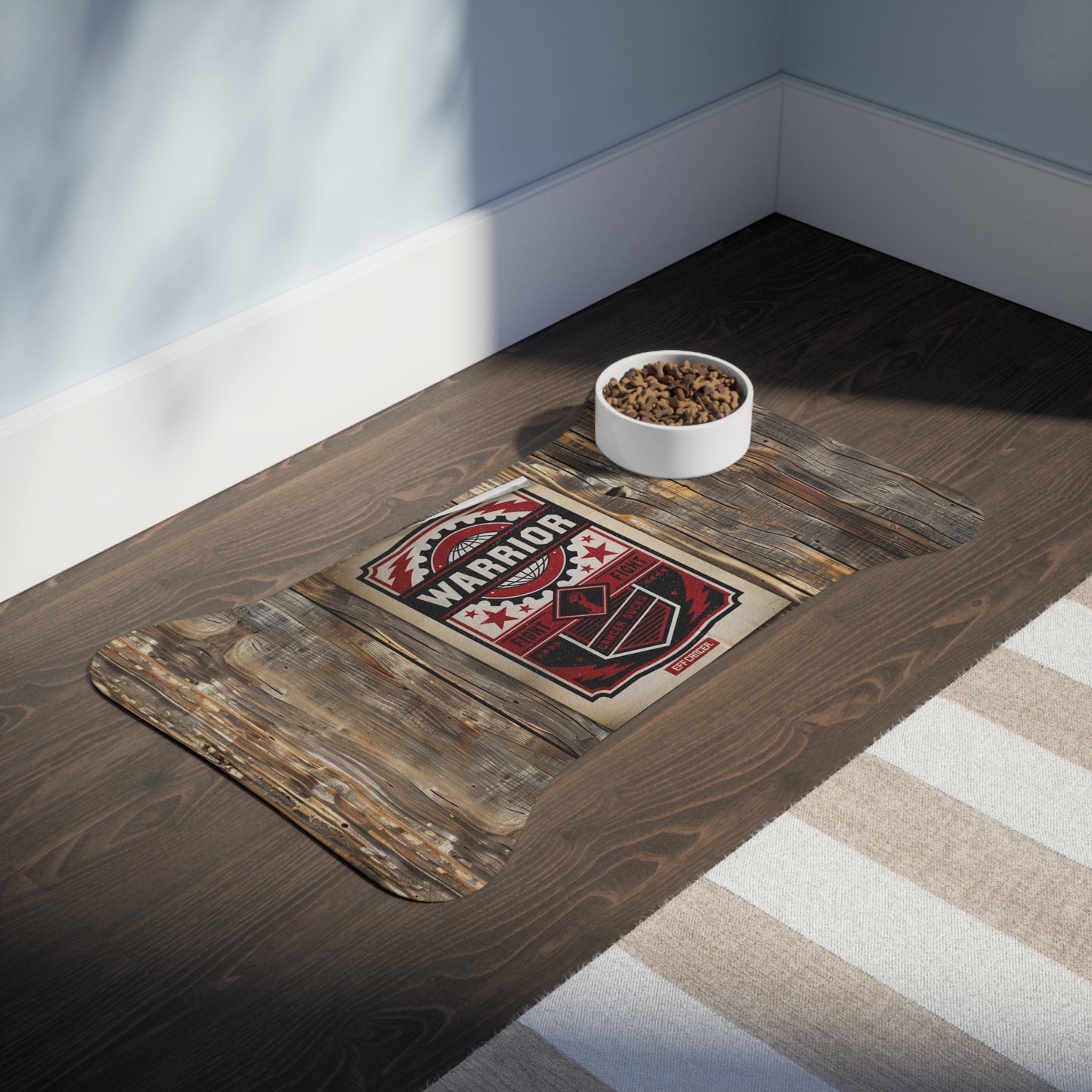 Warrior Street Feeding Mat