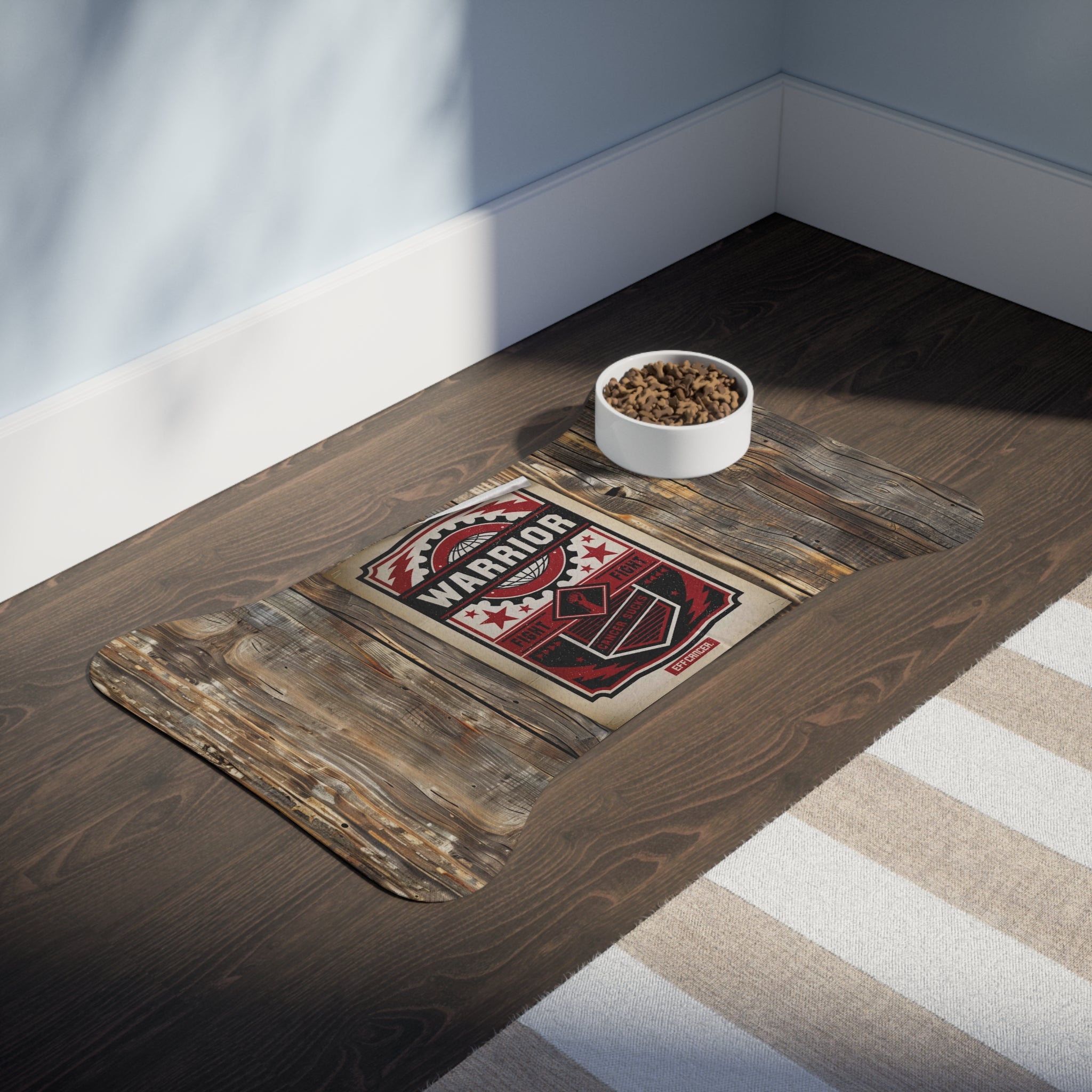 Warrior Street Feeding Mat