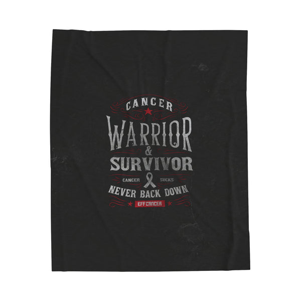 Vintage Warrior Plush Blanket