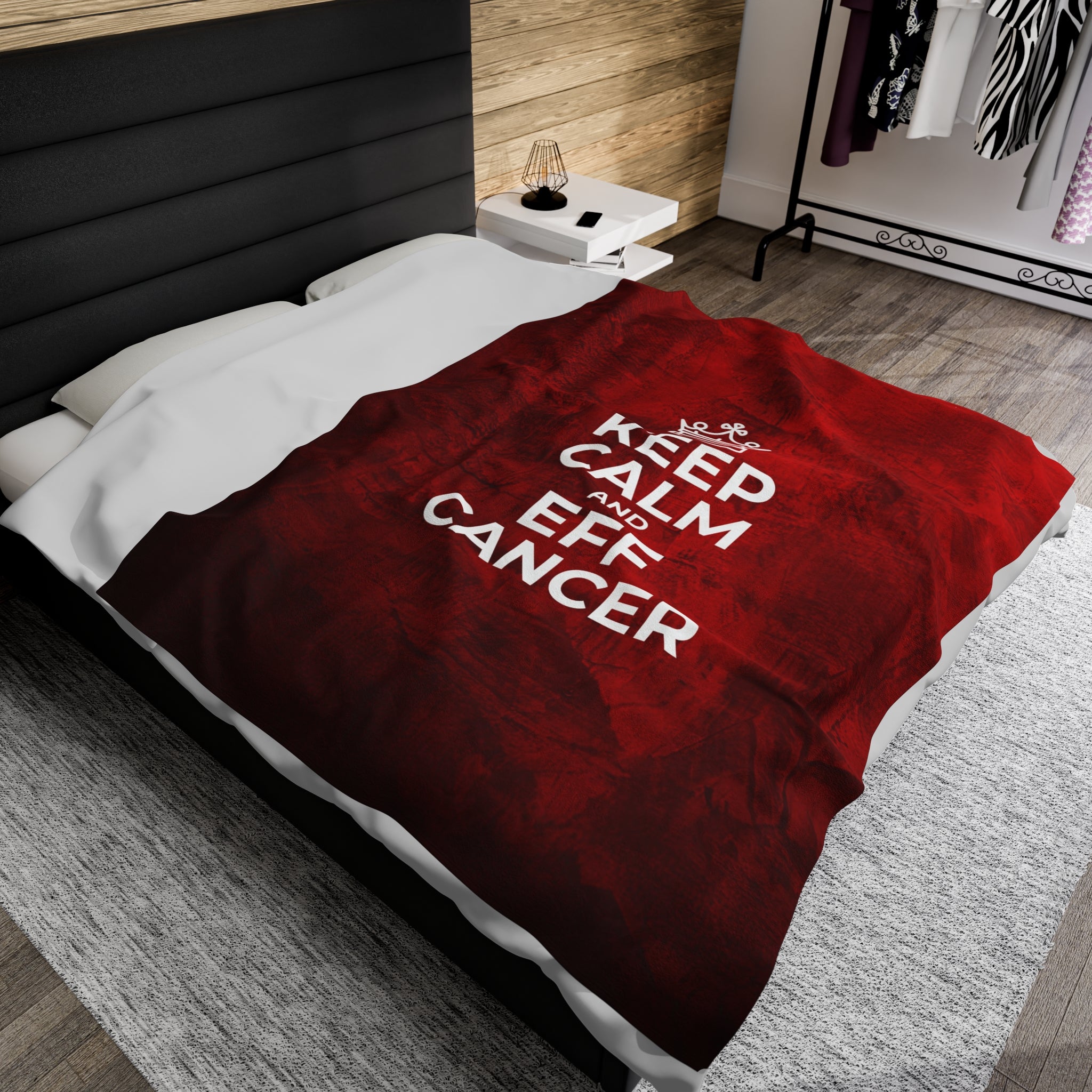 Keep Calm Plush Blanket