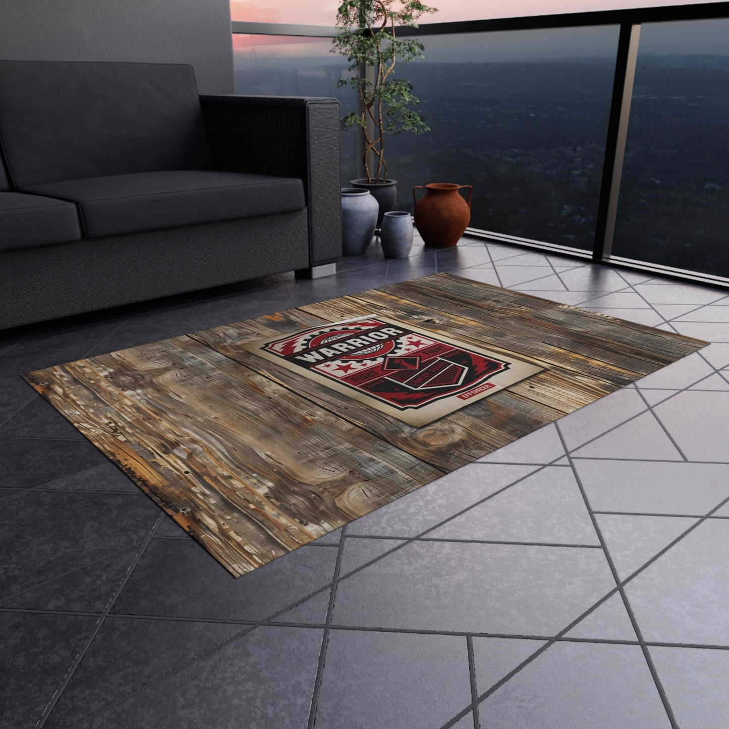 Warrior Street Outdoor Rug