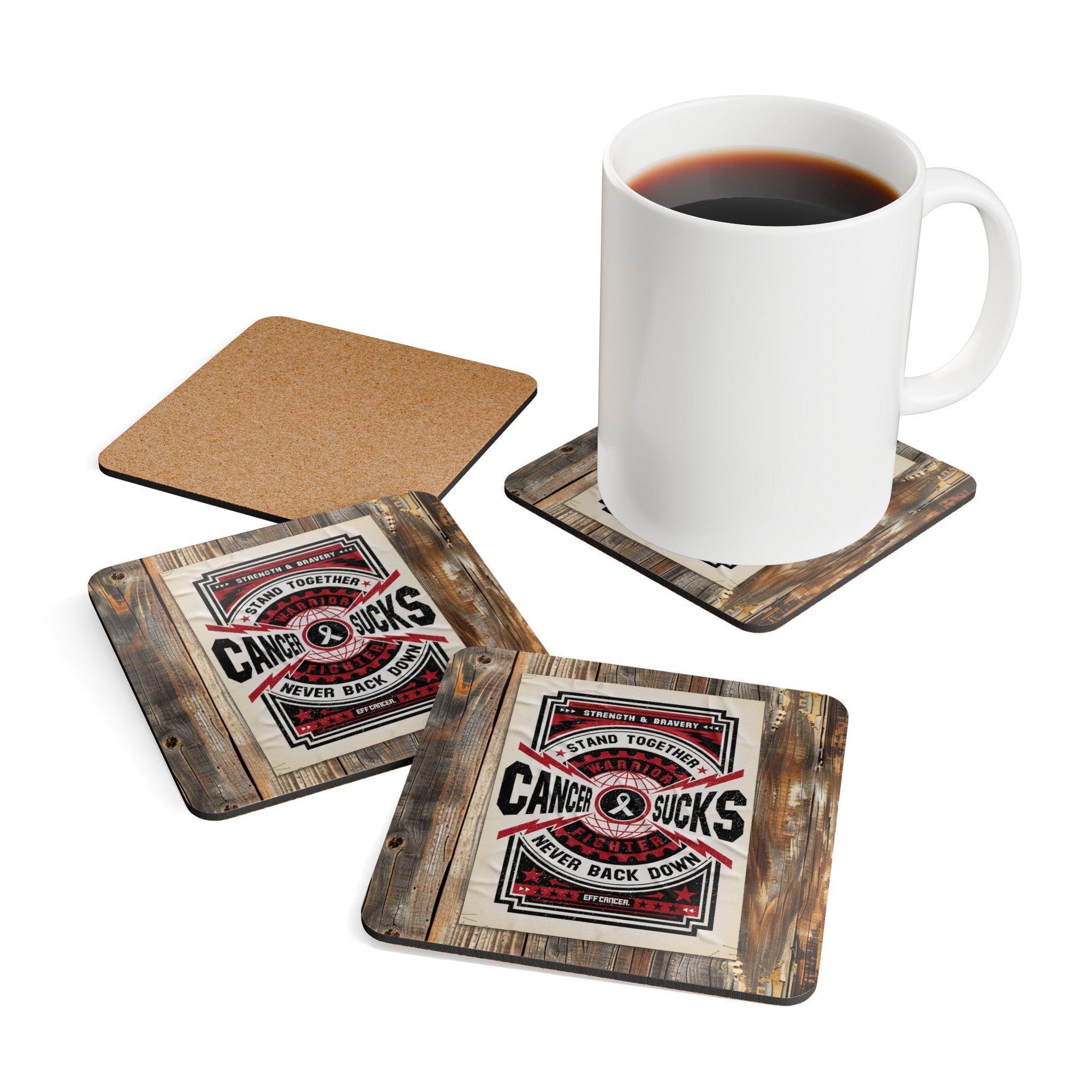 Cancer Sucks Coaster Set