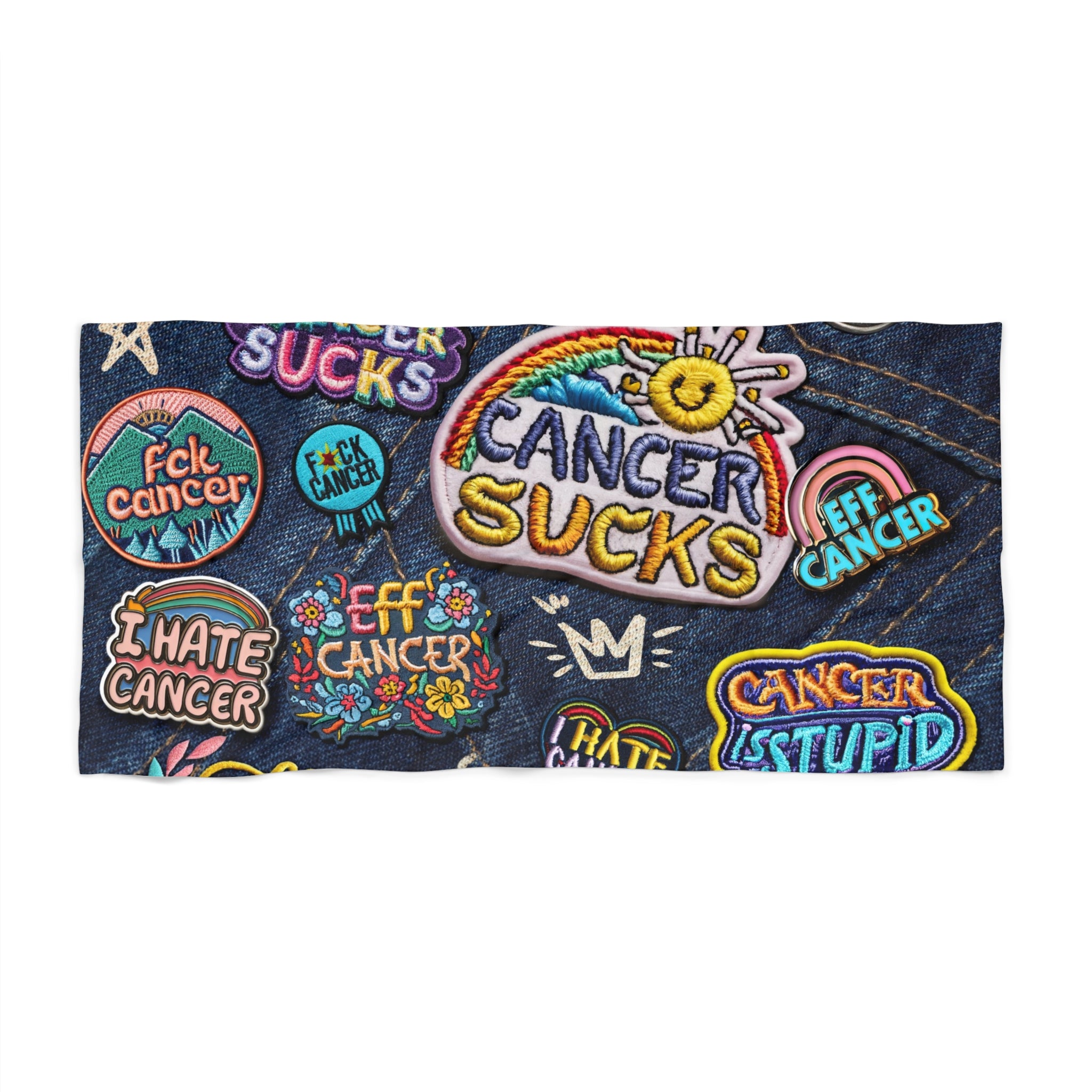 Patchy Beach Towel