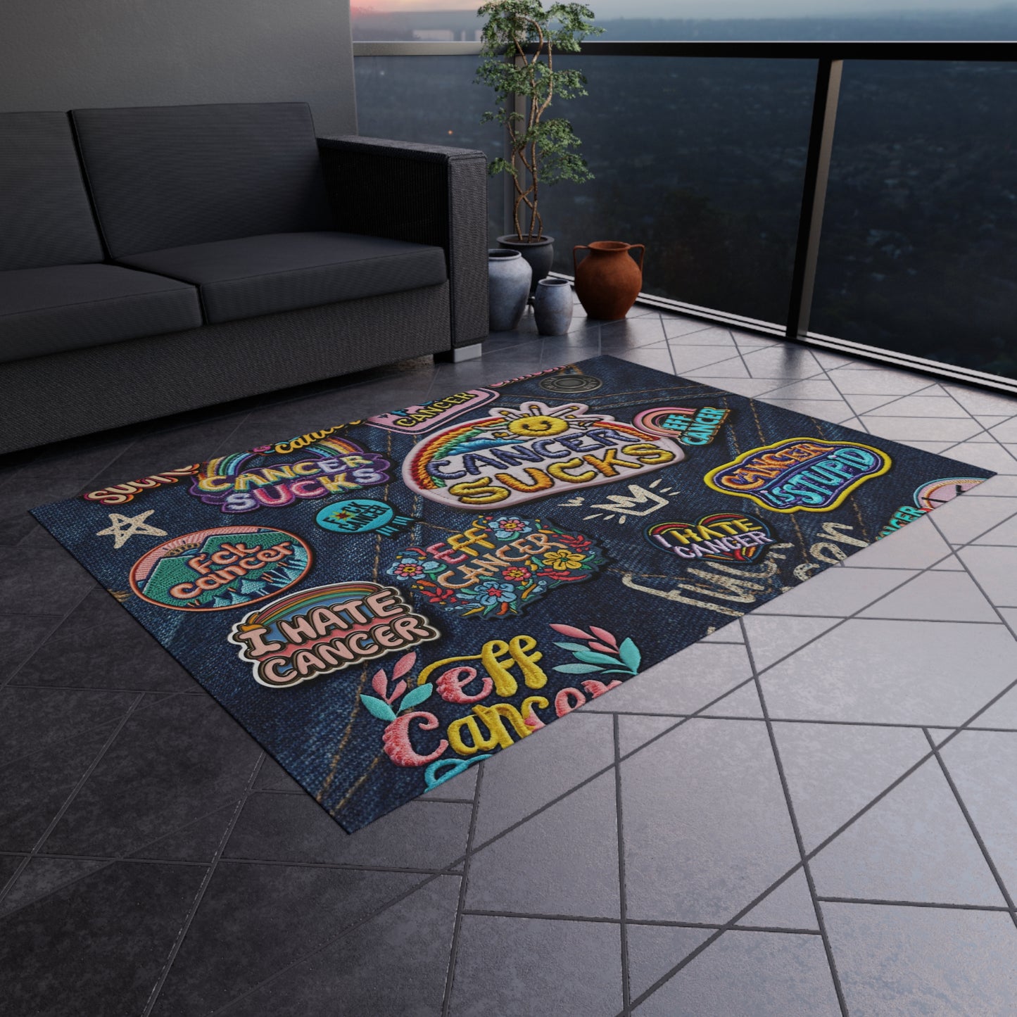 Patchy Outdoor Rug