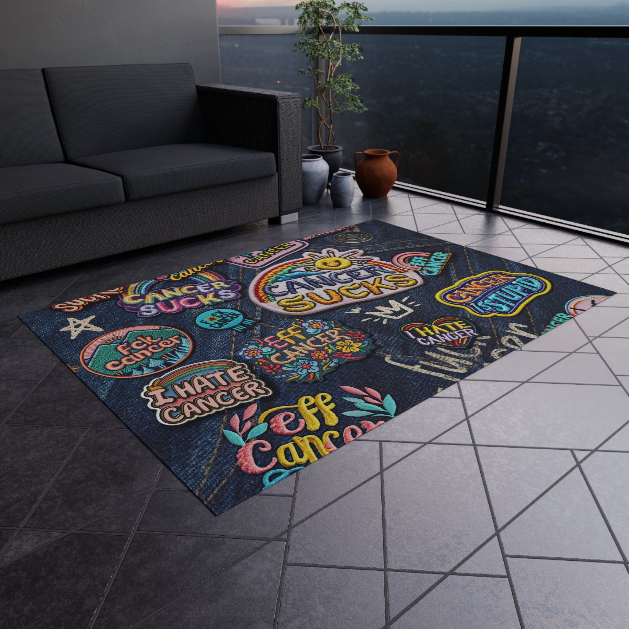 Patchy Outdoor Rug