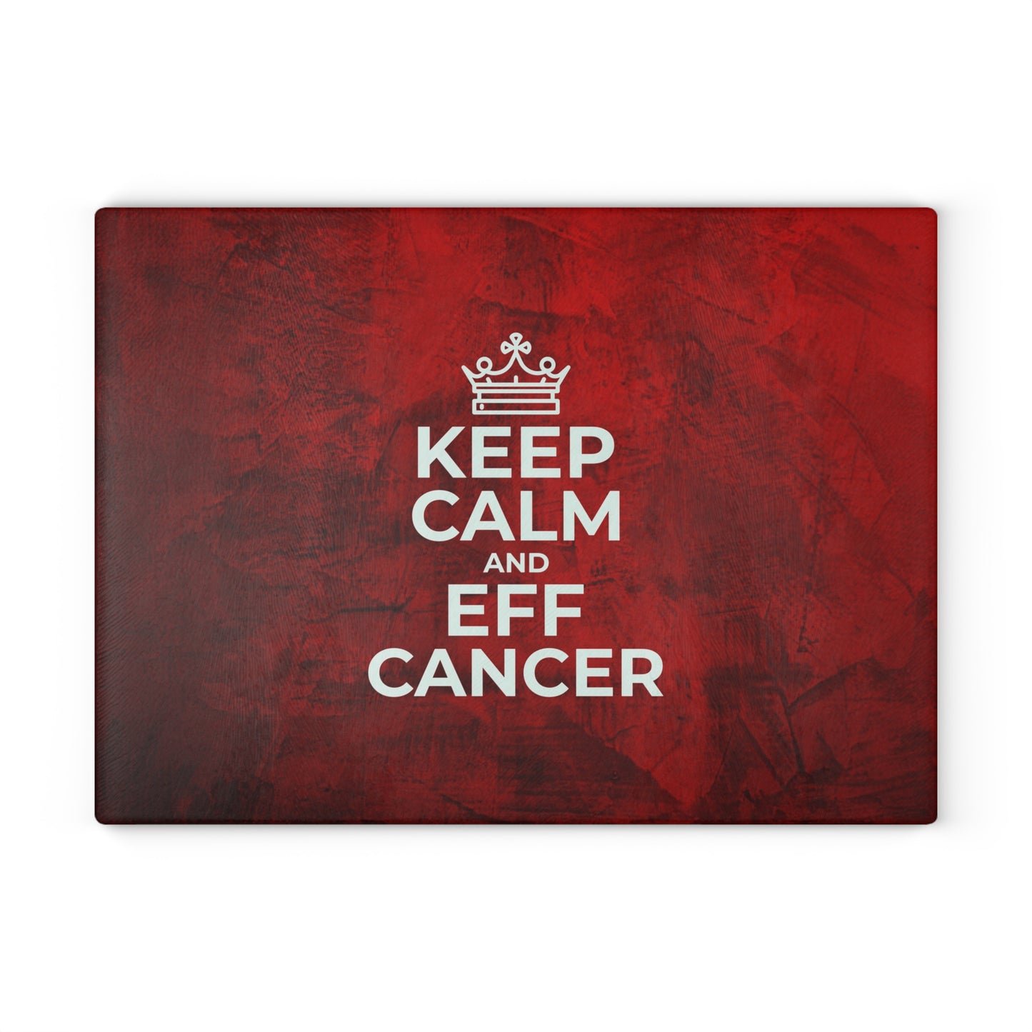 Keep Calm Glass Cutting Board