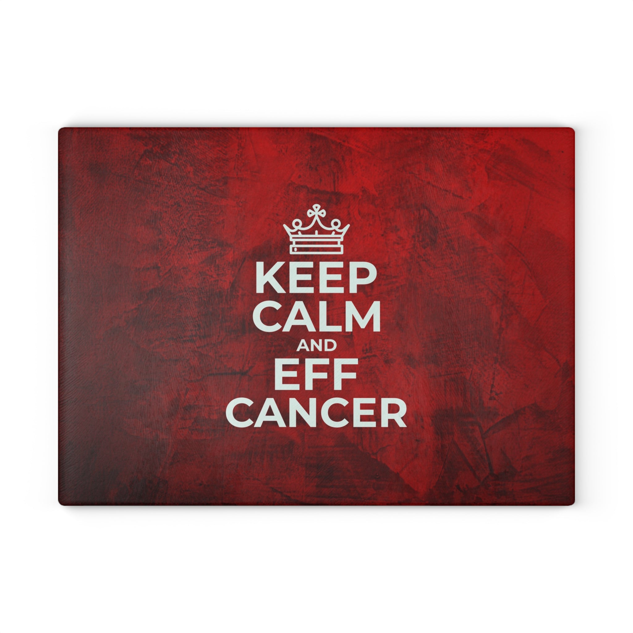 Keep Calm Glass Cutting Board