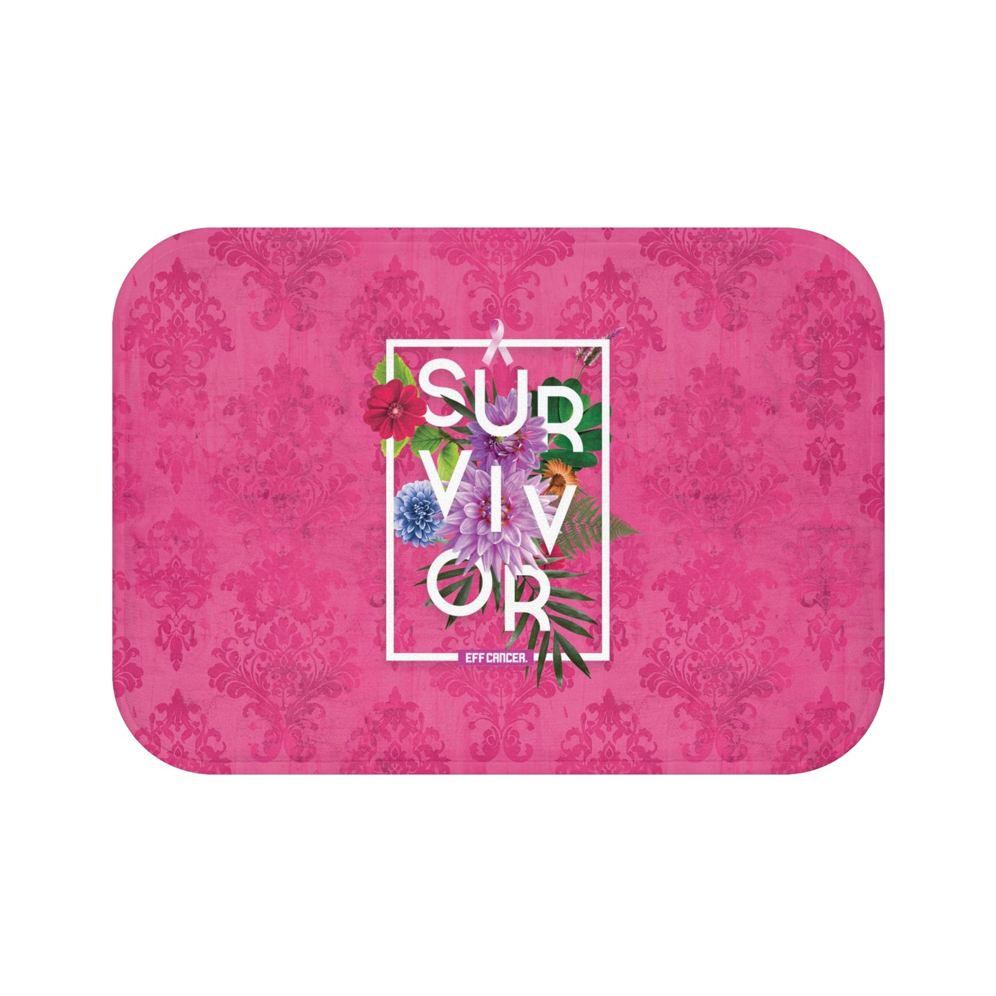 Floral Survival Bath Mat