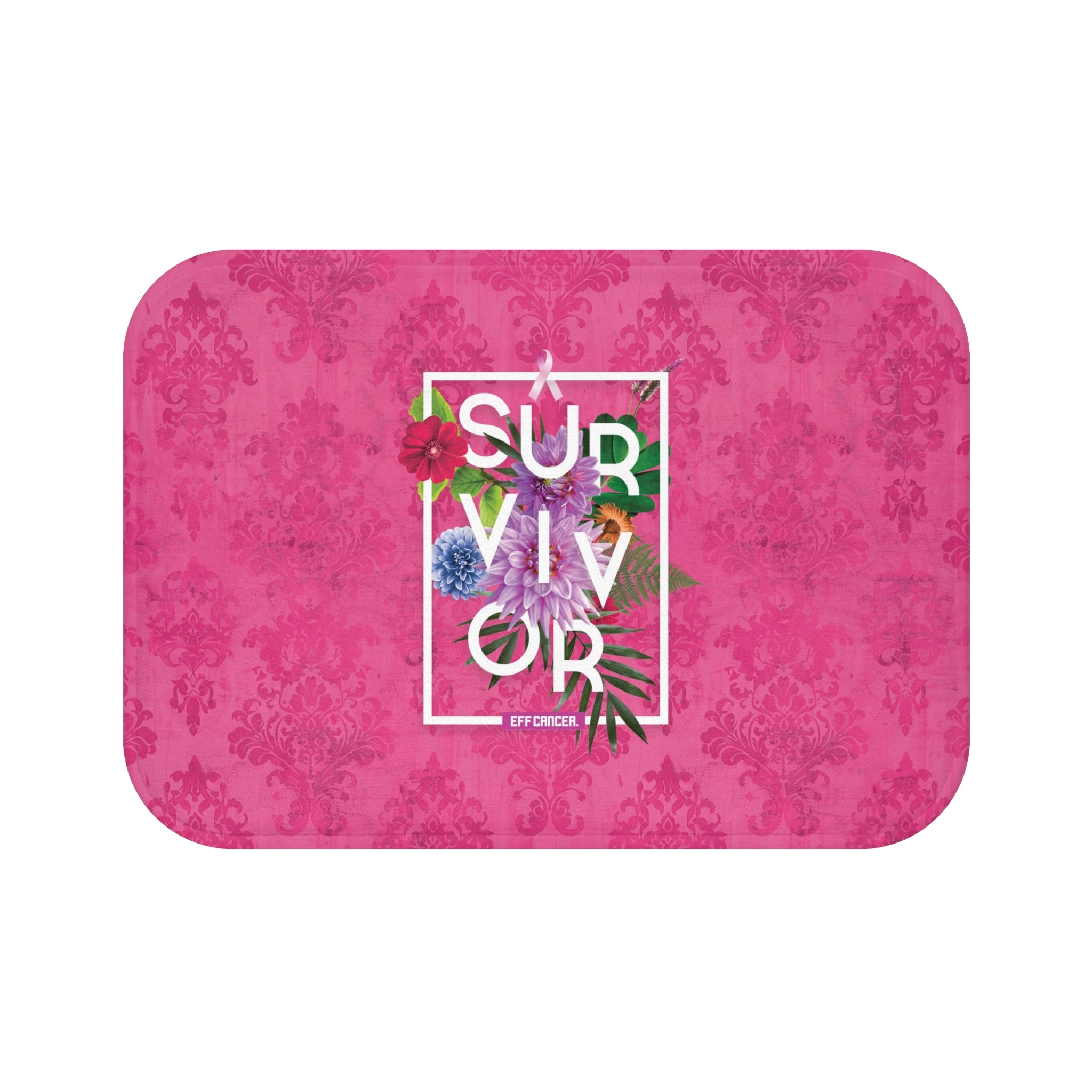 Floral Survival Bath Mat