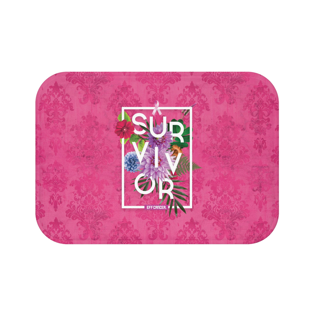 Floral Survival Bath Mat