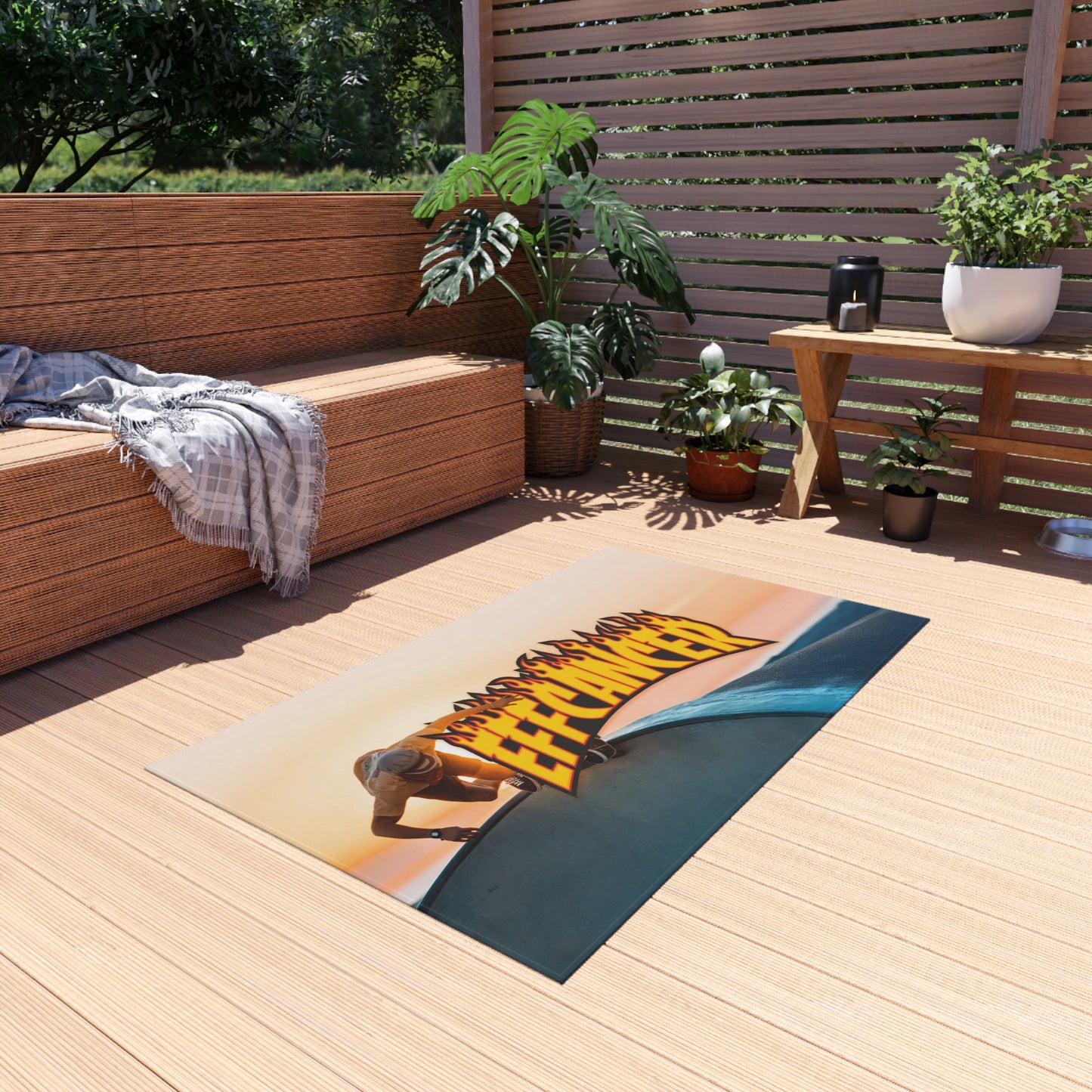 Thrashed Outdoor Rug
